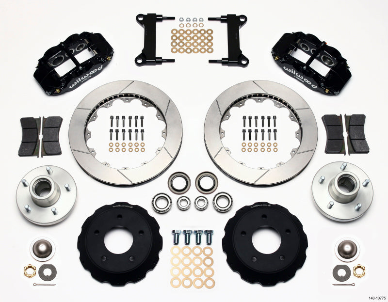 Wilwood Narrow Superlite 6R Front Hub Kit 13.06in Chevy C-10 60-87 CPP Drop Spindle - GTR Auto
