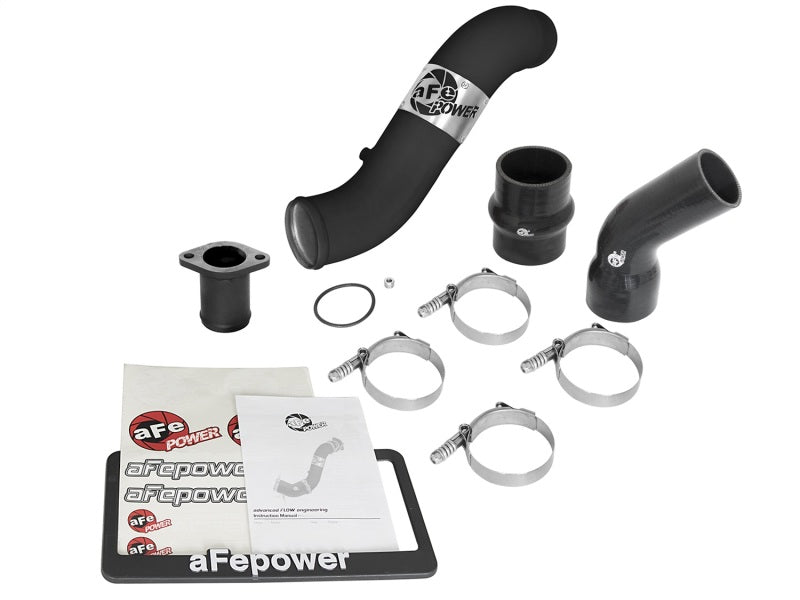 aFe Bladerunner 3in Intercooler Hot Side Tube for 16-17 Nissan Titan XD V8 5.0L (td) - GTR Auto