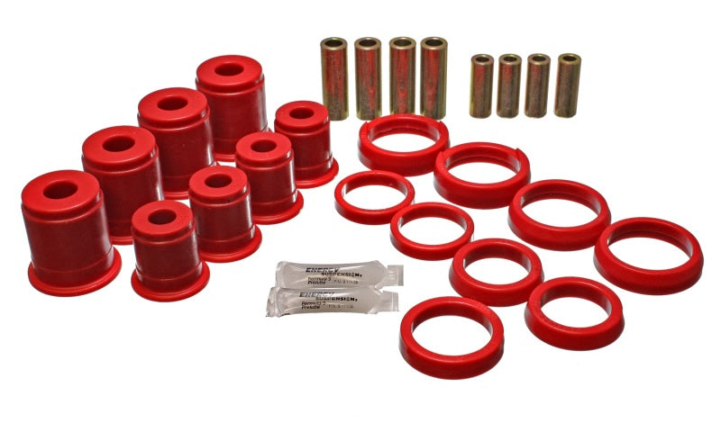 Energy Suspension 84-01 Jeep Cherokee/Wagoneer/Comanche 4WD Red Front Control Arm Bushings - GTR Auto