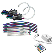 Load image into Gallery viewer, Oracle 18-21 Ford Mustang DRL Upgrade w/ Halo Kit - ColorSHIFT w/ Simple Controller