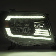 Load image into Gallery viewer, AlphaRex 05-11 Toyota Tacoma LUXX Crystal Headlights Plank Style Design Black w/Activation Light/DRL - GTR Auto