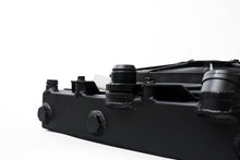Load image into Gallery viewer, CSF Universal Half Radiator w/-16AN &amp; Slip-On Fittings/12in SPAL Fan &amp; Shroud - Black Finish - GTR Auto