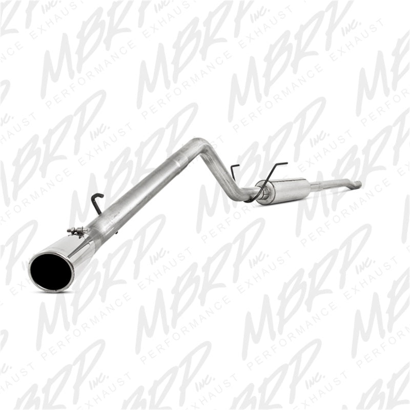 MBRP 06-08 Ram Hemi 1500 Mega Cab 5.7L / 03-13 Ram Hemi 2500/3500 5.7L Alum 3in Cat Back Single Side - GTR Auto