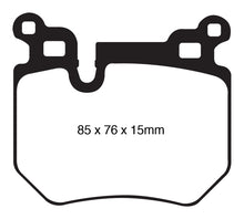 Load image into Gallery viewer, EBC 08-10 BMW 135 3.0 Twin Turbo Yellowstuff Rear Brake Pads - GTR Auto
