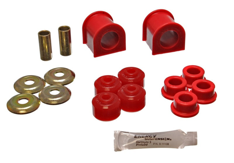 Energy Suspension 93-98 Jeep Grand Cherokee Complete Red Frt Sway Bar Bushing Set w/End Link Bushing - GTR Auto