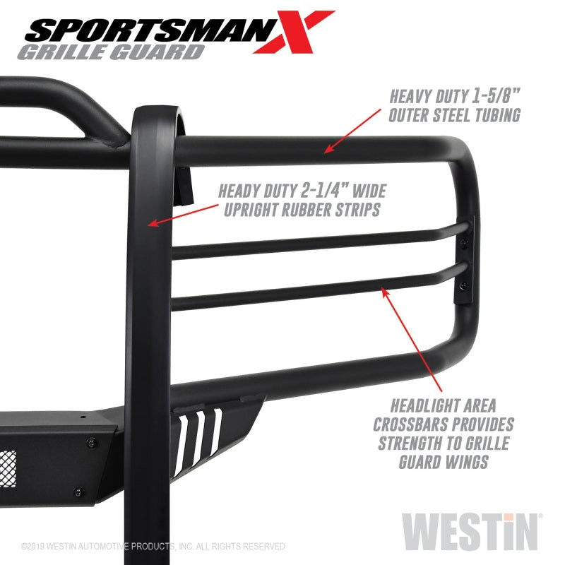 Westin 15-20 Ford F150 Sportsman X Grille Guard - Textured Black - GTR Auto