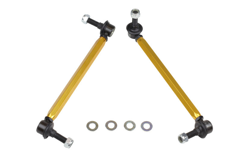 Whiteline 05+ Mustang Coupe 8cyl (Inc Shelby GT/ GT500) Front Swaybar Link Kit H/Duty Adj Steel Ball - GTR Auto