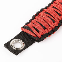 Load image into Gallery viewer, Rugged Ridge Paracord A-Pillar Grab Handle Red 07-18 Jeep Wrangler JK 13305.80