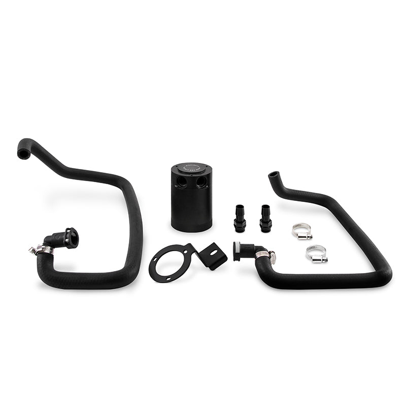 Mishimoto 2015+ Ford Mustang EcoBoost Baffled Oil Catch Can Kit - Black - GTR Auto