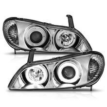 Load image into Gallery viewer, ANZO 2000-2004 Infiniti I30 Projector Headlights w/ Halo Chrome - GTR Auto