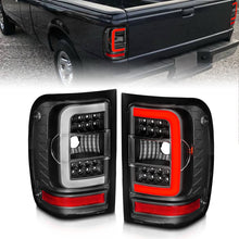 Load image into Gallery viewer, ANZO 2001-2011 Ford  Ranger LED Tail Lights w/ Light Bar Black Housing Clear Lens - GTR Auto