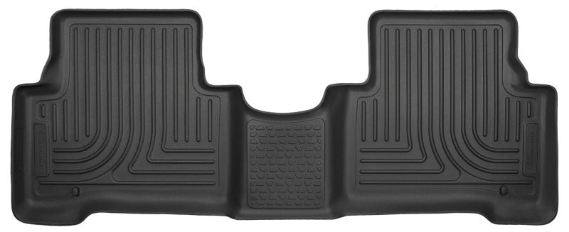 Husky Liners 13-15 Hyundai Sante Fe GLS/Limited WeatherBeater 2nd Seat Black Floor Liners - GTR Auto