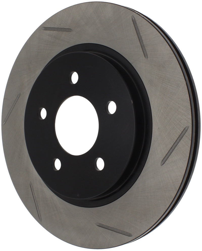 StopTech Power Slot 05-10 Mustang V6/4.0L / GT V8-4.6L Rear Left Slotted Rotor 126.61087SL