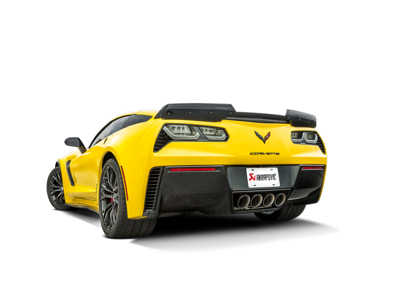 Akrapovic 14-17 Chevrolet Corvette Z06 (C7) Slip-On Line (Titanium) w/ Carbon Tips - GTR Auto