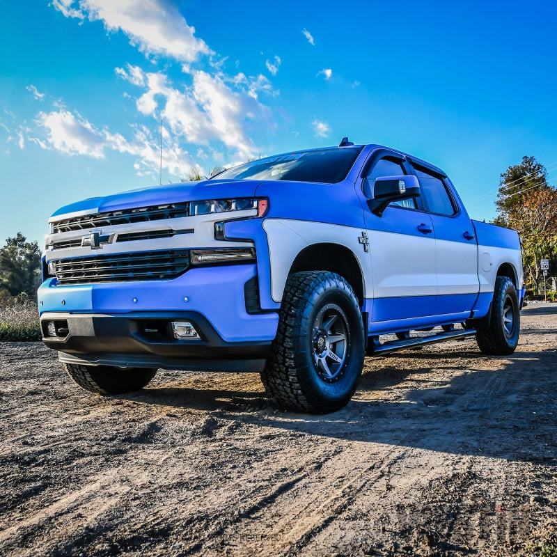 Westin 2019 Chevrolet Silverado/Sierra 1500 Crew Cab Non LD PRO TRAXX 5 Oval Nerf Step Bars - Black - GTR Auto
