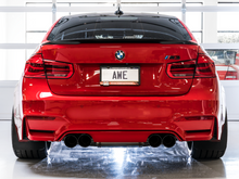 Load image into Gallery viewer, AWE Tuning BMW F8X M3/M4 Track Edition Catback Exhaust - Chrome Silver Tips - GTR Auto