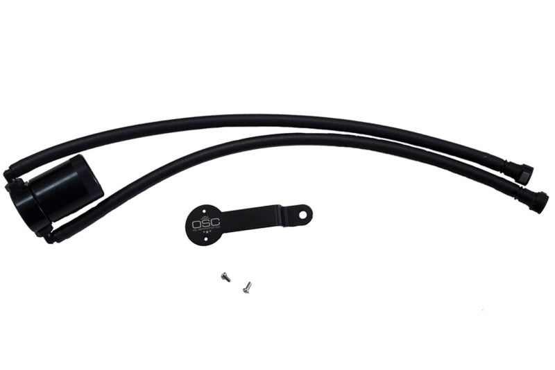 J&L 14-18 Chevy/GM Truck/SUV 5.3L V8 Driver Side Oil Separator 3.0 - Black Anodized - GTR Auto