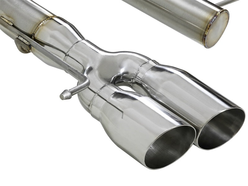 aFe MACHForce XP 08-13 BMW 135i L6-2.0L N54/N55 3in. 304 SS Axle-Back Exhaust w/Polished Tips - GTR Auto