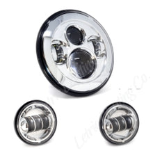 Load image into Gallery viewer, Letric Lighting 7in LED Headlight W/Passing Lamps Chrome