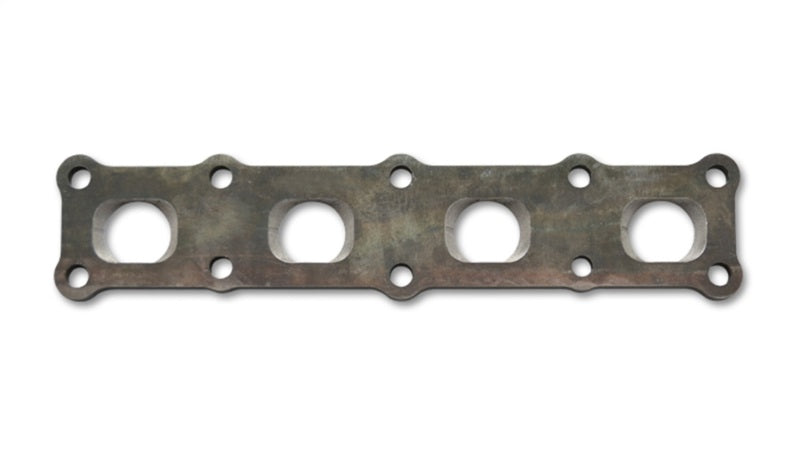 Vibrant Mild Steel Exhaust Manifold Flange for Mitsubishi 4B11 motor 1/2in Thick - GTR Auto