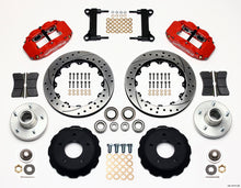 Load image into Gallery viewer, Wilwood Narrow Superlite 6R Front Hub Kit 13.06in Drill Red Chevy C-10 60-87 CPP Drop Spindle - GTR Auto