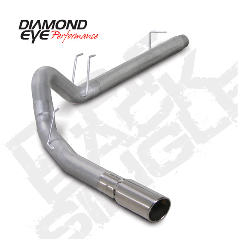 Diamond Eye KIT 4in DPF-BACK SGL AL 08-09 6 4L F250/F350 PCKGD BX46X14X14OD EL-PL 44inX13 5inX13 5in - GTR Auto