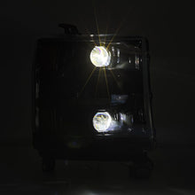 Load image into Gallery viewer, AlphaRex 16-18 Chevy 1500HD LUXX LED Proj Headlights Alpha-BK w/Seq Atv Lgt / SeqSig (Req PN 810023) - GTR Auto