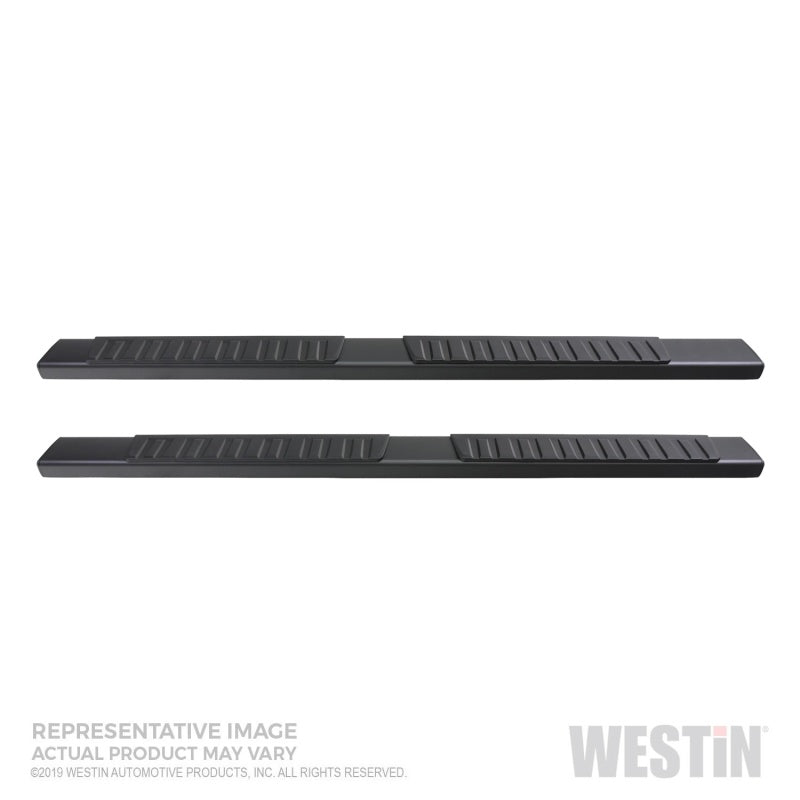 Westin 19-22 Chevrolet Silverado 1500 DC (Excl. 2019 LD/Limited) R7 Nerf Step Bars - Black - GTR Auto