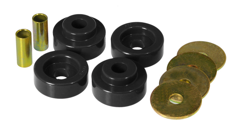 Prothane 73-79 Chrysler B-Body Torsion Bar X-Member Mount - Black 4-106-BL