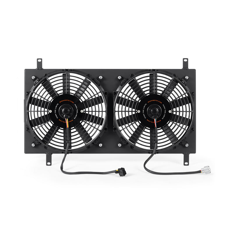Mishimoto 90-97 Mazda Miata Aluminum Fan Shroud Kit - Black - GTR Auto