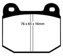 Load image into Gallery viewer, EBC 77-83 BMW 320 2.0 (E21) Yellowstuff Front Brake Pads - GTR Auto