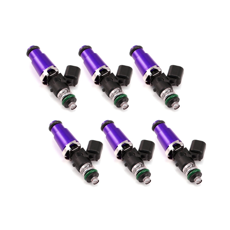 Injector Dynamics ID1050X Injectors 14mm (Purple) Adaptors (Set of 6) - GTR Auto