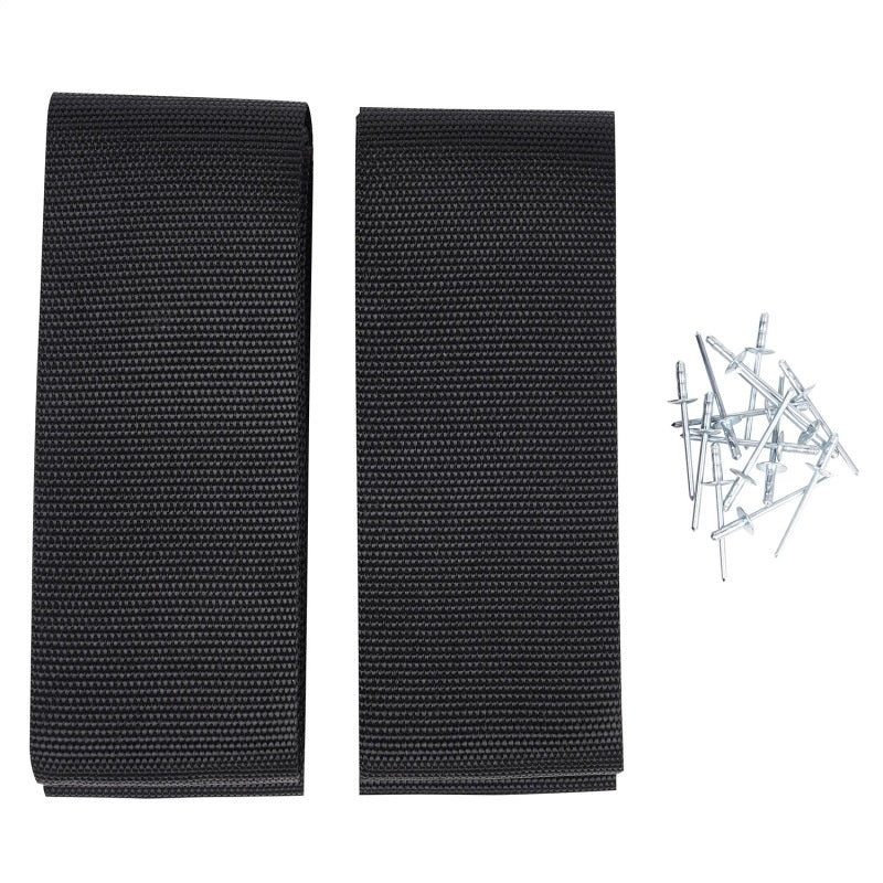Omix Straps With Rivets Pair- 07-10 Jeep JKU 4Dr - GTR Auto