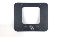 Load image into Gallery viewer, Fishbone Offroad 97-06 Jeep Wrangler TJ Tailgate Plate - Black Textured Powdercoat Aluminum