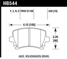 Load image into Gallery viewer, Hawk Audi A3 / A4 / A6 Quattro HPS Rear Brake Pads - GTR Auto