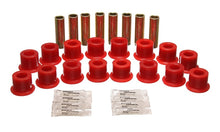 Load image into Gallery viewer, Energy Suspension 94-06 Hummer H1 Red Front &amp; Rear End Control Arm Bushing Set - GTR Auto
