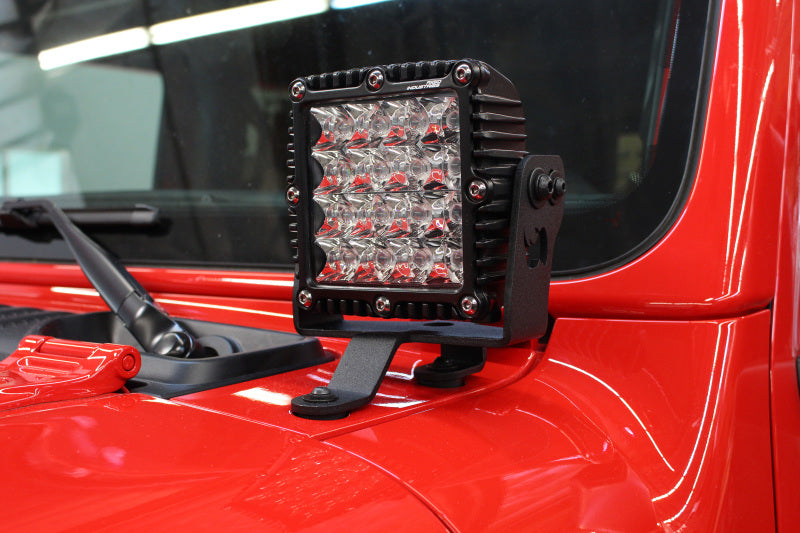 Go Rhino 18-20 Jeep Wrangler JL/JLU/Gladiator JT Light Mount - 6in Q4 Series - GTR Auto