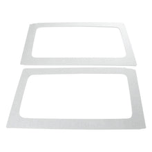 Load image into Gallery viewer, DEI 11-18 Jeep Wrangler JK 2-Door Boom Mat Rear Side Window Trim - 2 Piece - White - GTR Auto