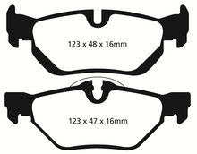 Load image into Gallery viewer, EBC 13+ BMW X1 2.0 Turbo (28i) Redstuff Rear Brake Pads - GTR Auto