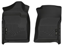 Load image into Gallery viewer, Husky Liners 07-12 Chevrolet Silverado/GMC Sierra Regular Cab WeatherBeater Black Floor Liners - GTR Auto