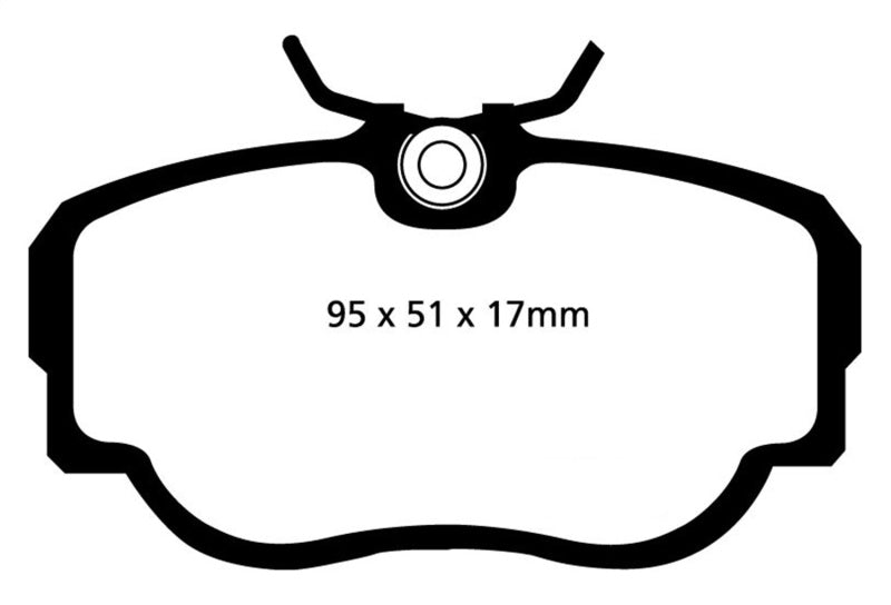 EBC 83-85 BMW 318 1.8 (E30) Redstuff Front Brake Pads - GTR Auto