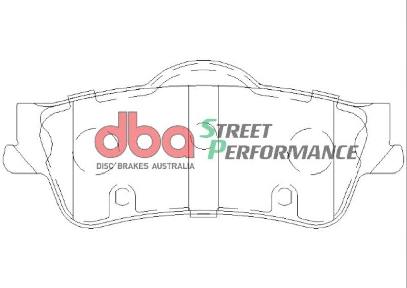 DBA 08-09 Pontiac G8 3.6 Base/6.0 SP500 Rear Brake Pads - GTR Auto