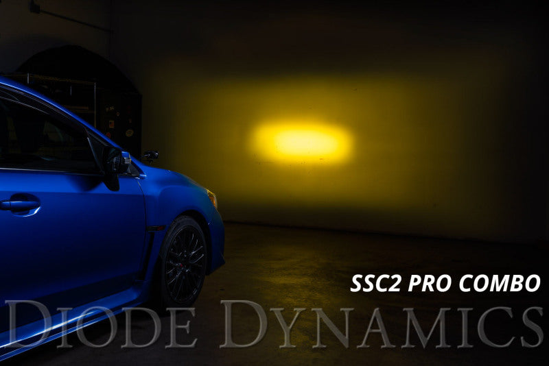 Diode Dynamics 15-21 Subaru WRX/STi Sport SS3 LED Ditch Light Kit - Yellow Combo - GTR Auto
