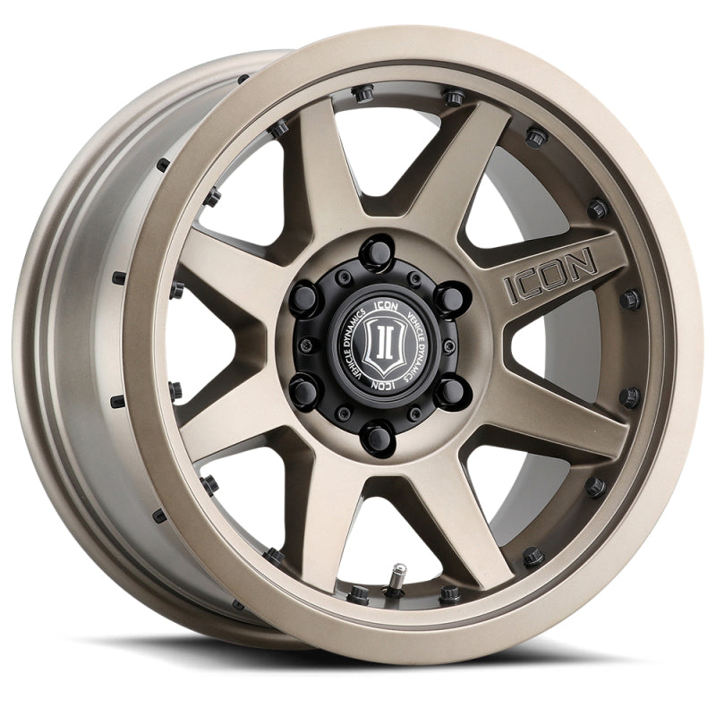 ICON Rebound Pro 17x8.5 5x5 -6mm Offset 4.5in BS 71.5mm Bore Bronze Wheel - GTR Auto