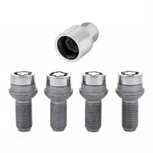 Load image into Gallery viewer, McGard Wheel Lock Bolt Set - 4pk. (Radius Seat) M14X1.5 / 17mm Hex / 27.0mm Shank Length - Chrome - GTR Auto