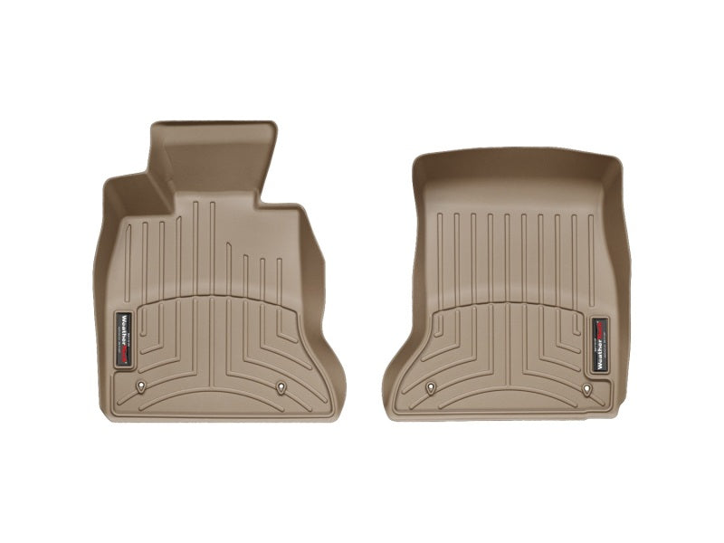 WeatherTech 11+ BMW 5-Series Front FloorLiner - Tan - GTR Auto