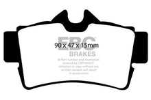 Load image into Gallery viewer, EBC 94-04 Ford Mustang 4.6 Cobra Yellowstuff Rear Brake Pads DP41156/2R