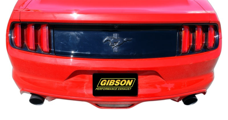 Gibson 15-17 Ford Mustang V6 3.7L 2.5in Cat-Back Dual Exhaust - Stainless - GTR Auto