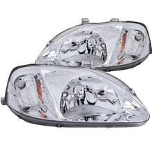 Load image into Gallery viewer, ANZO 1999-2000 Honda Civic Crystal Headlights Chrome - GTR Auto