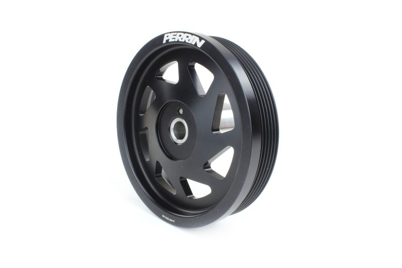 PERRIN 19-21 Subaru WRX / 16-18 Forester / 15-19 Legacy Lightweight Crank Pulley - Black - GTR Auto